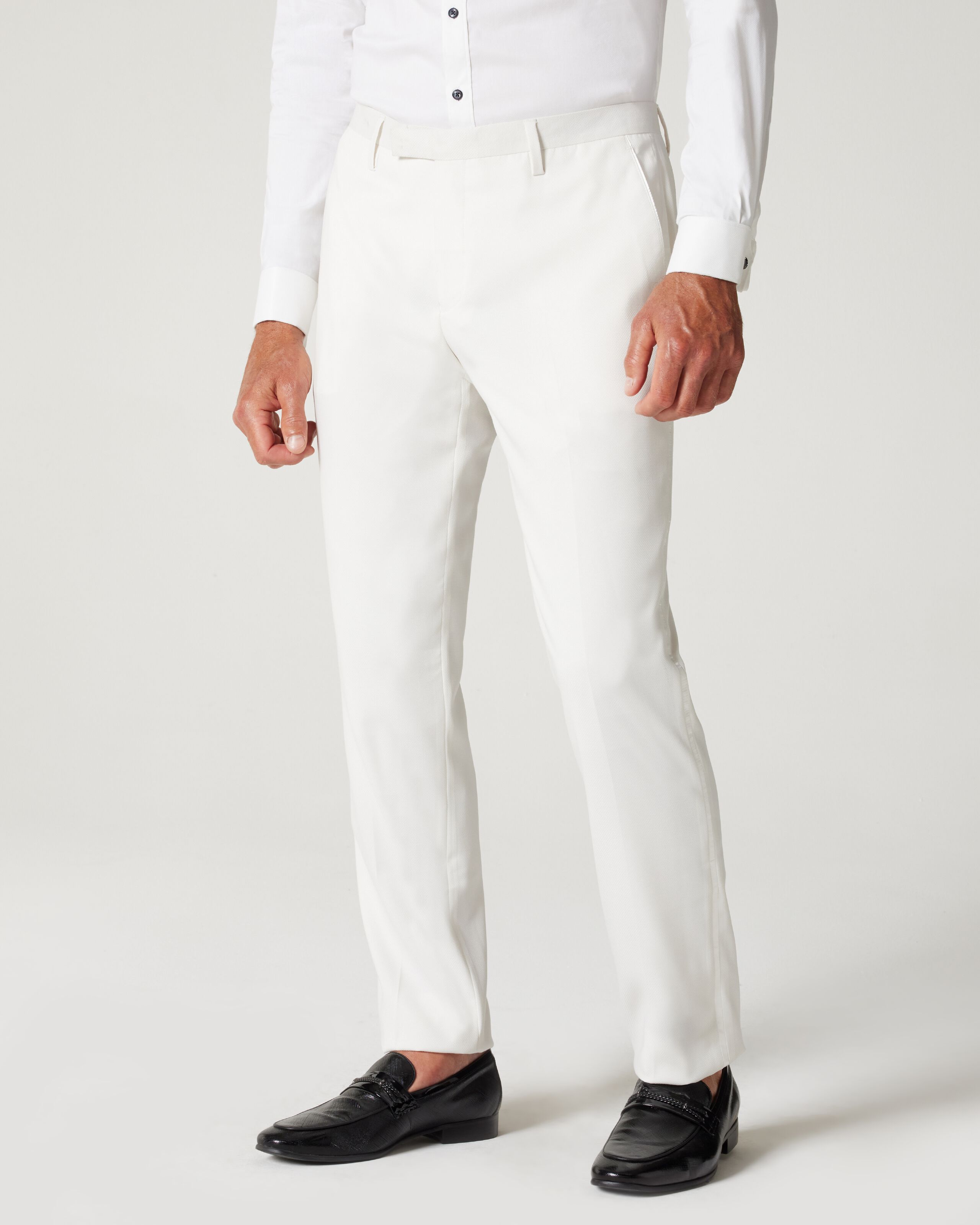 Slim Stretch Textured Tailored Pant